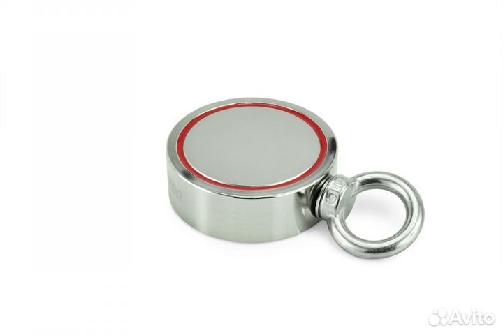 Поисковый магнит двухсторонний F200х2 тип2+Веревка