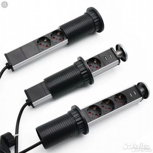 Удлинитель (сетевой фильтр) на 3 розетки