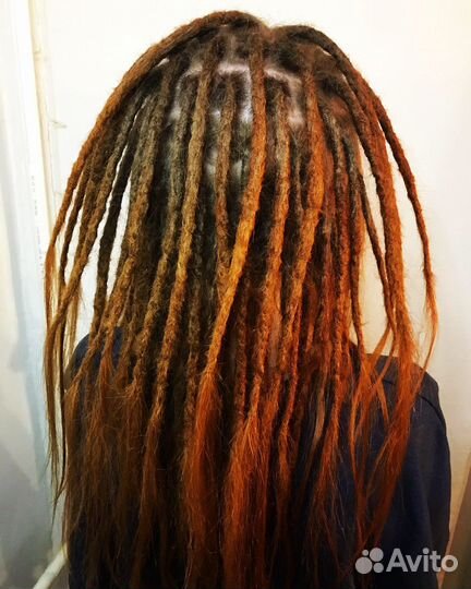 Натуральные дреды заплетение и коррекция