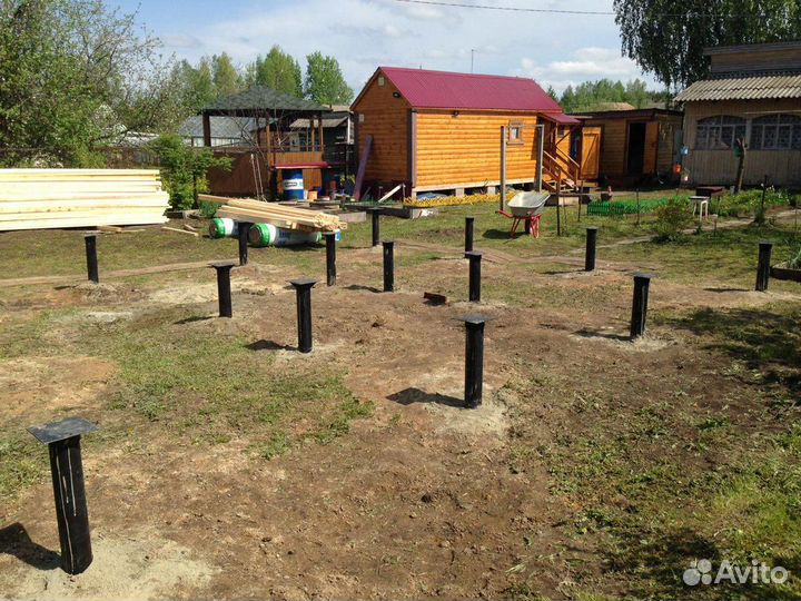 Винтовые сваи под ключ