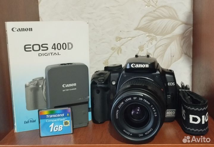 Зеркальный фотоаппарат canon 400D