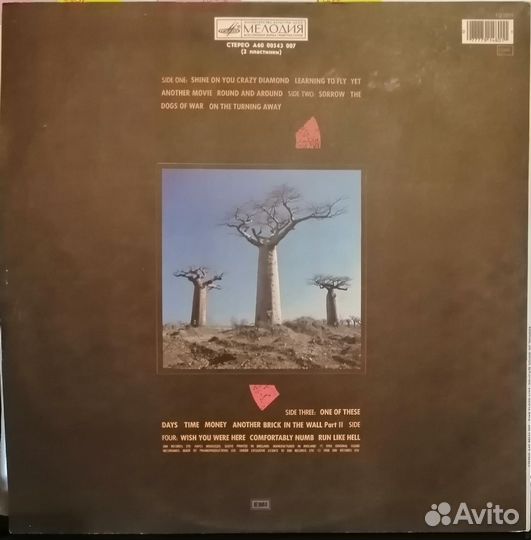 Pink Floyd Live – Delicate Sound Of Thunder 2LP