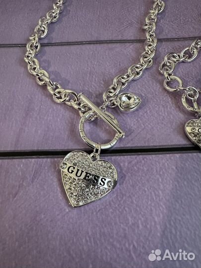 Браслет и цепь Guess