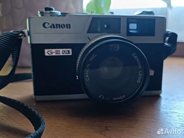 Плёночный фотоаппарат Canon G-III QL 17