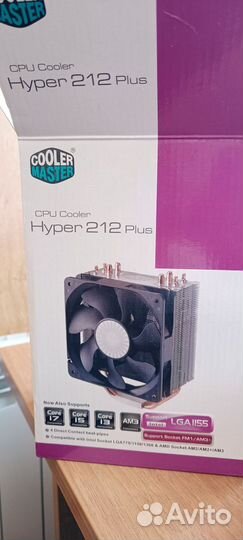 Охлаждения cpu Cooler master hyper 212 plus