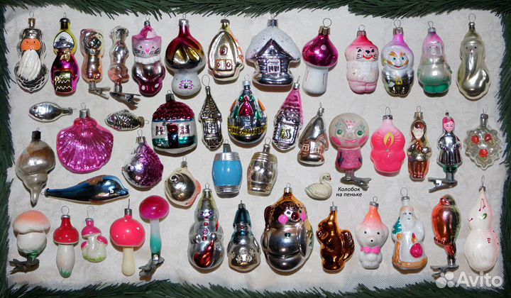 Елочные игрушки СССР, гдр (Цена договорная)