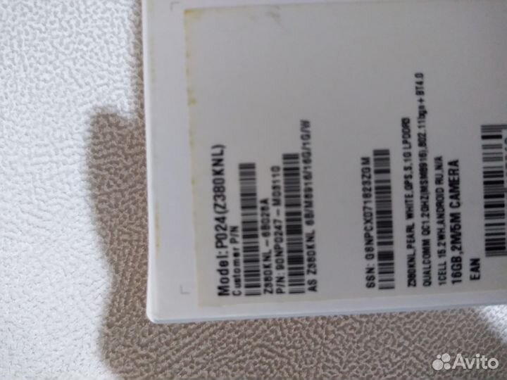 Планшет Asus ZenPad 8.0, слетела система