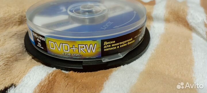 Диски перезаписываемые в комплекте с сумкой