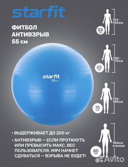 Гимнастический мяч-фитбол