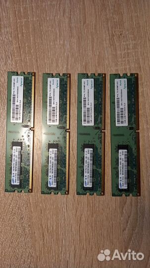 Оперативная память Samsung 1 гб DDR2