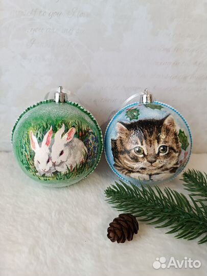 Новогодние игрушки, ёлочные украшения