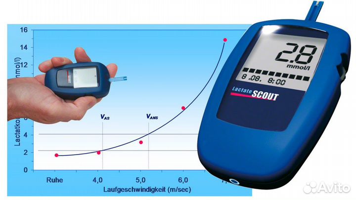 Lactate Scout Анализатор лактата