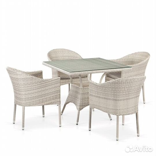 Комплект плетеной мебели T190B-Y350A-W85-90x90 Lat