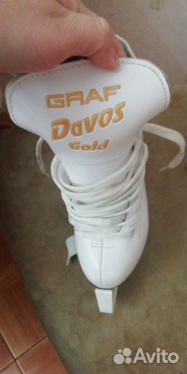 Фигурные коньки graf davos gold 33 размер