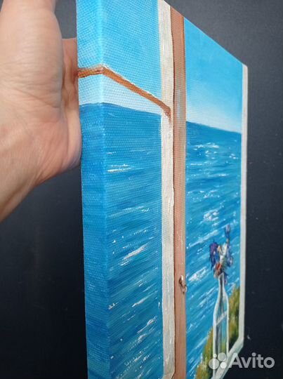 Картина Море Вид из Окна, море и солнце пейзаж