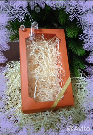 Новогодняя ёлочная ватная игрушка 