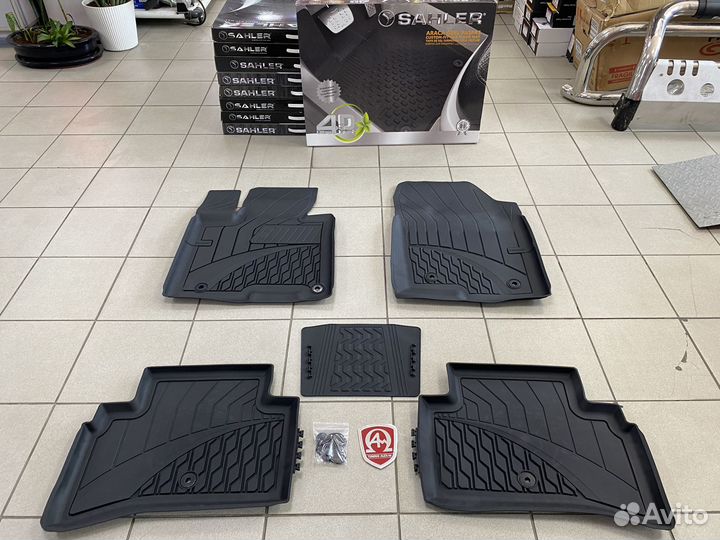 Коврики в салон чёрные Hyundai Tucson 2020+