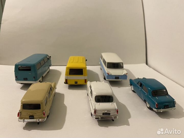 Модели Газ, Москвич, Раф, Ваз 1:43 DeAgostini