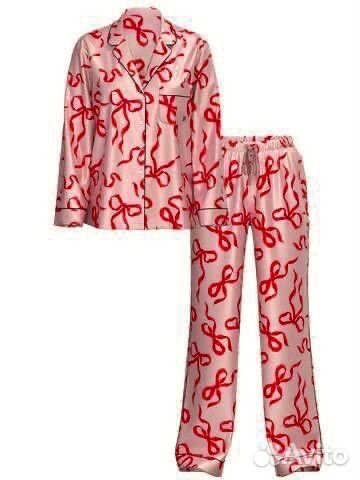 Пижама Victoria's Secret Satin Long Pajama Set