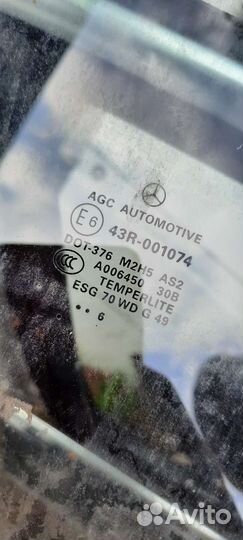 Стекло правое переднее на Mercedes GL X166