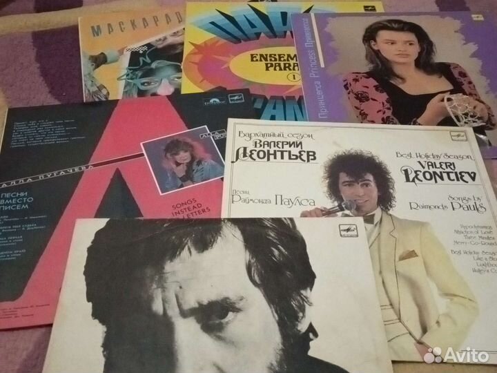 Винил пластинки разные