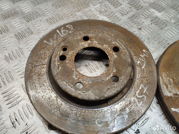 Тормозные диски Mercedes А класс w168