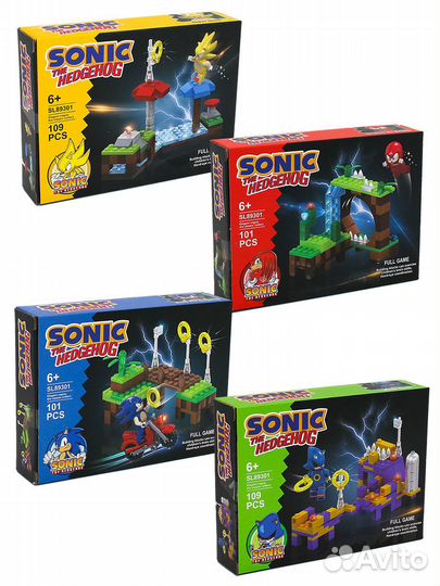 Конструктор детский Sonic The Hedgehog (Соник)