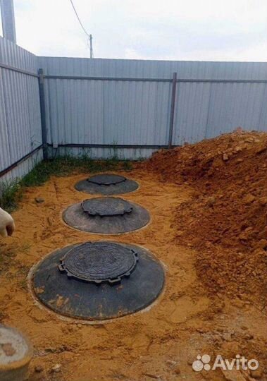 Септики из жби колец под ключ