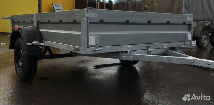 Оцинкованный прицеп для легковой машины
