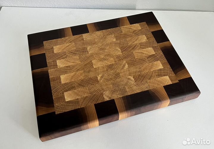 Торцевая разделочная доска из дуба