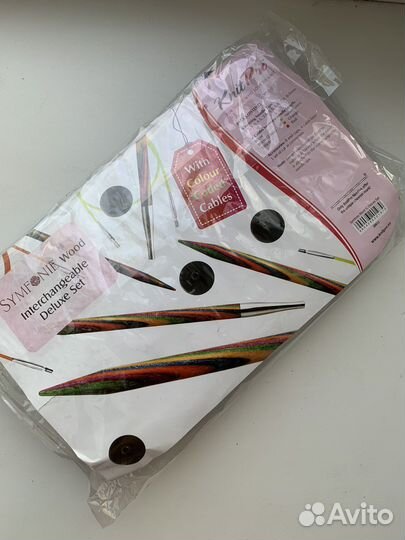 Набор дереревянных спиц новый knitpro