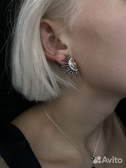 Серьги солнце