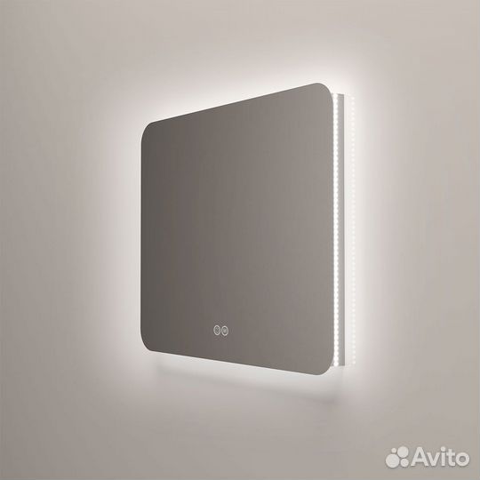 Зеркало LED VLM-3BE800-2 800х600 c сенсорным выкл