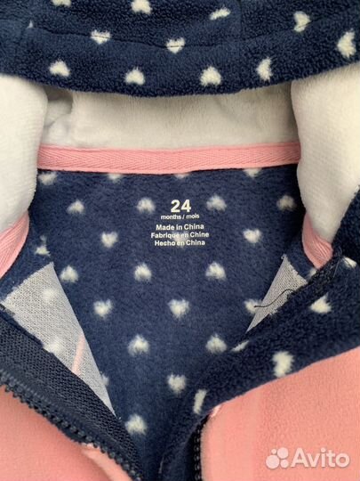 Флисовый комбинезон 86р для девочек