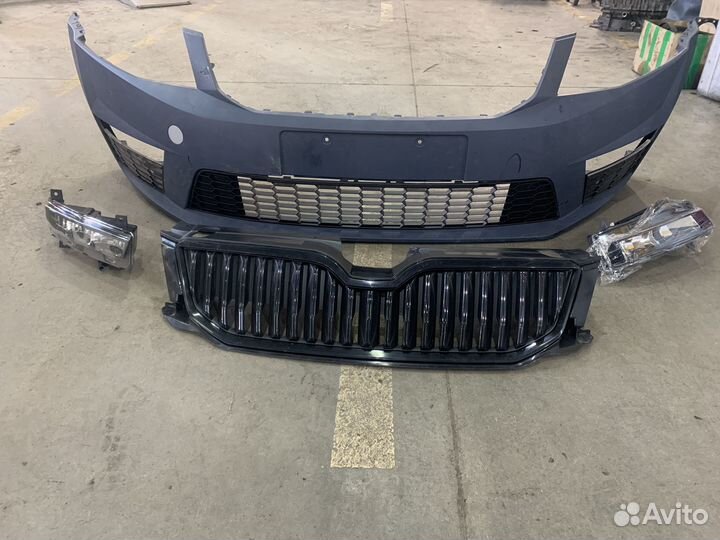 Бампер (обвес) skoda octavia a7 RS