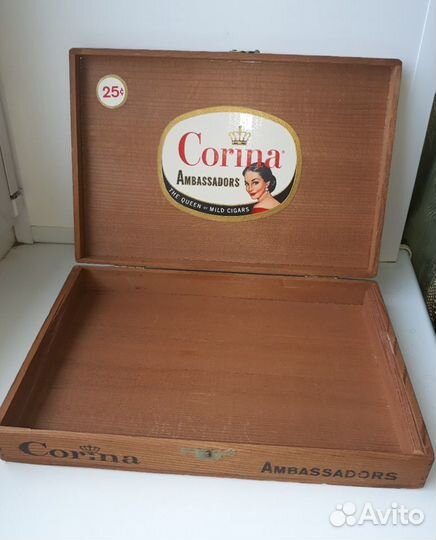 Коробка из под сигар США Corina Ambassadors