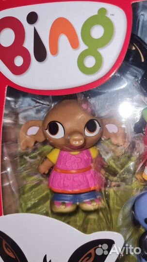 Фигурки bing banny набор 6 шт новый оригинал