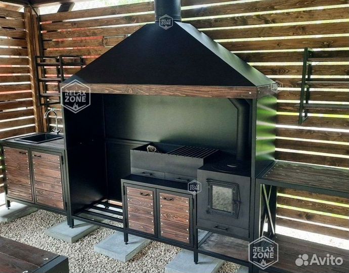 Мангальный комплекс, казан, мангал, печь