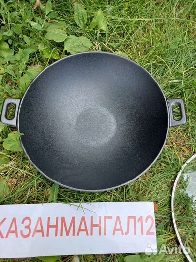 Чугунная сковорода вок