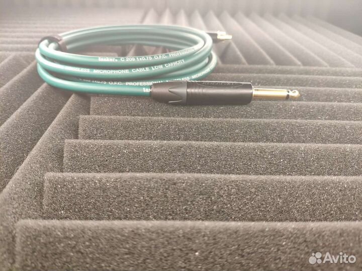 Джек 6,3 TS на RCA Neutrik tasker c209