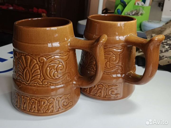 Пивная кружка СССР винтаж керамика