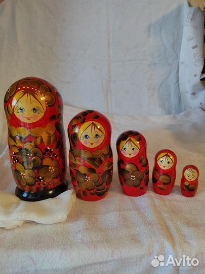 Матрешка СССР и сувениры из меха