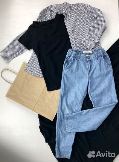 Фирменные вещи пакетом мальчику 110-116 HM zara