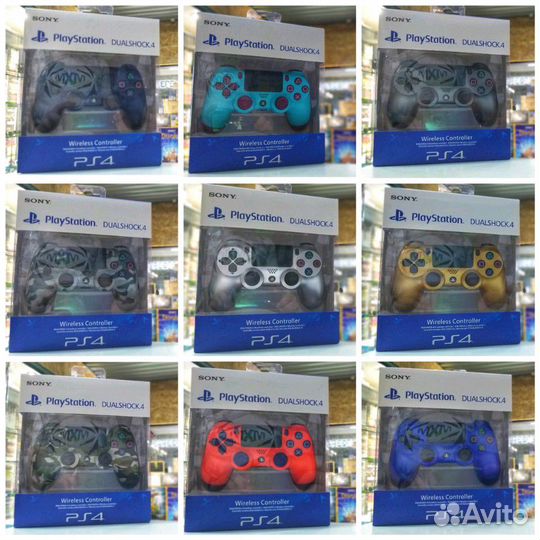 Геймпады PS4 цветная реплика