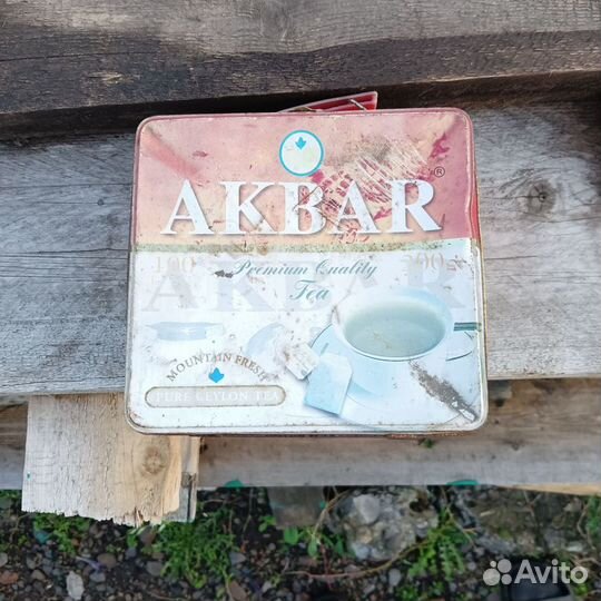 Коробка от чая akbar