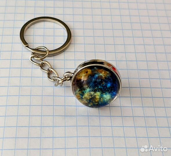 Обвес на сумку светящийся Космос Брелок новый