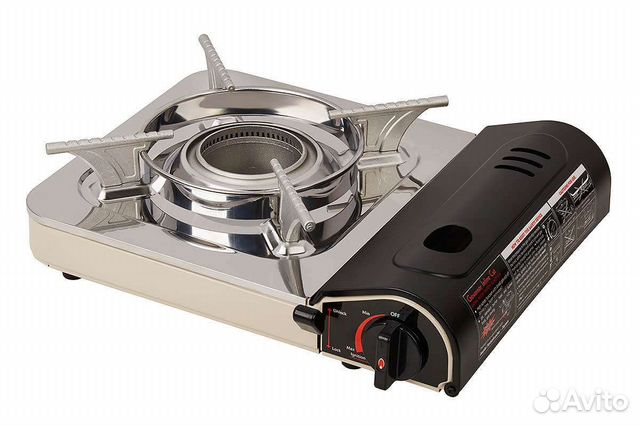 Плитка газовая туристическая, горелка циклон