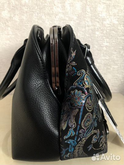 Сумка натуральная кожа, замша