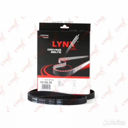 Lynxauto 121GL18 Ремень грм audi 80 1.3-2.0 8V/100