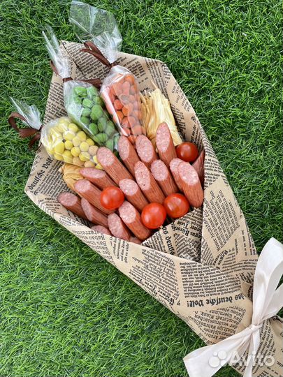 Мужские букеты съедобные